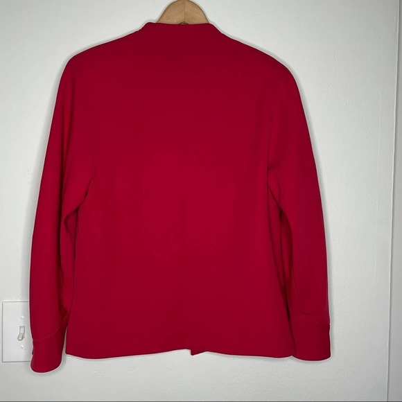 Fontana Veneziano Vintage Wool Blazer Jacket Button Down Red Coat - Picture 6 of 10